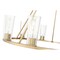 Z-Lite Titus 10 Light Chandelier, 46in. W x 28in. H, Modern Gold 826-10MGLD - alternate 3